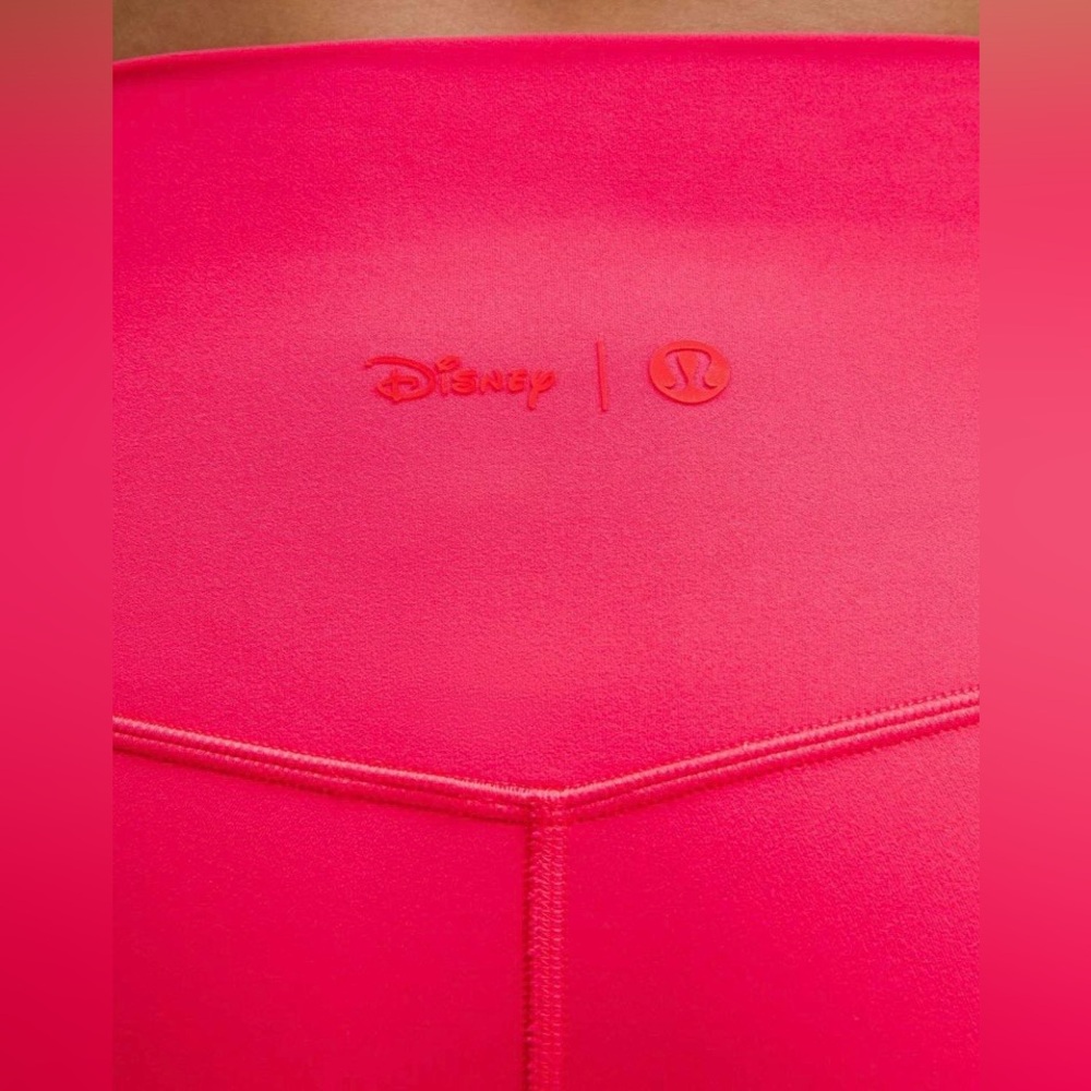 Lululemon Disney NWT Align High Rise Pants 25” Leggings Lip Gloss Pink Size 6 - Picture 3 of 15